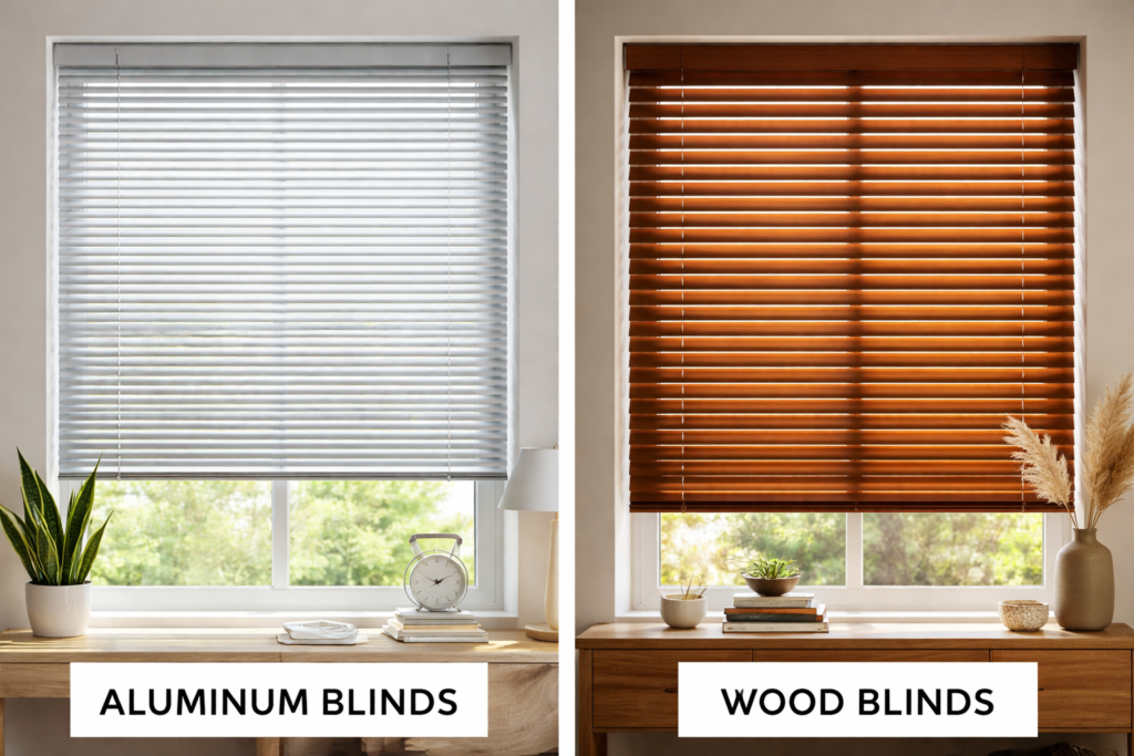 Aluminum or Wood Blinds