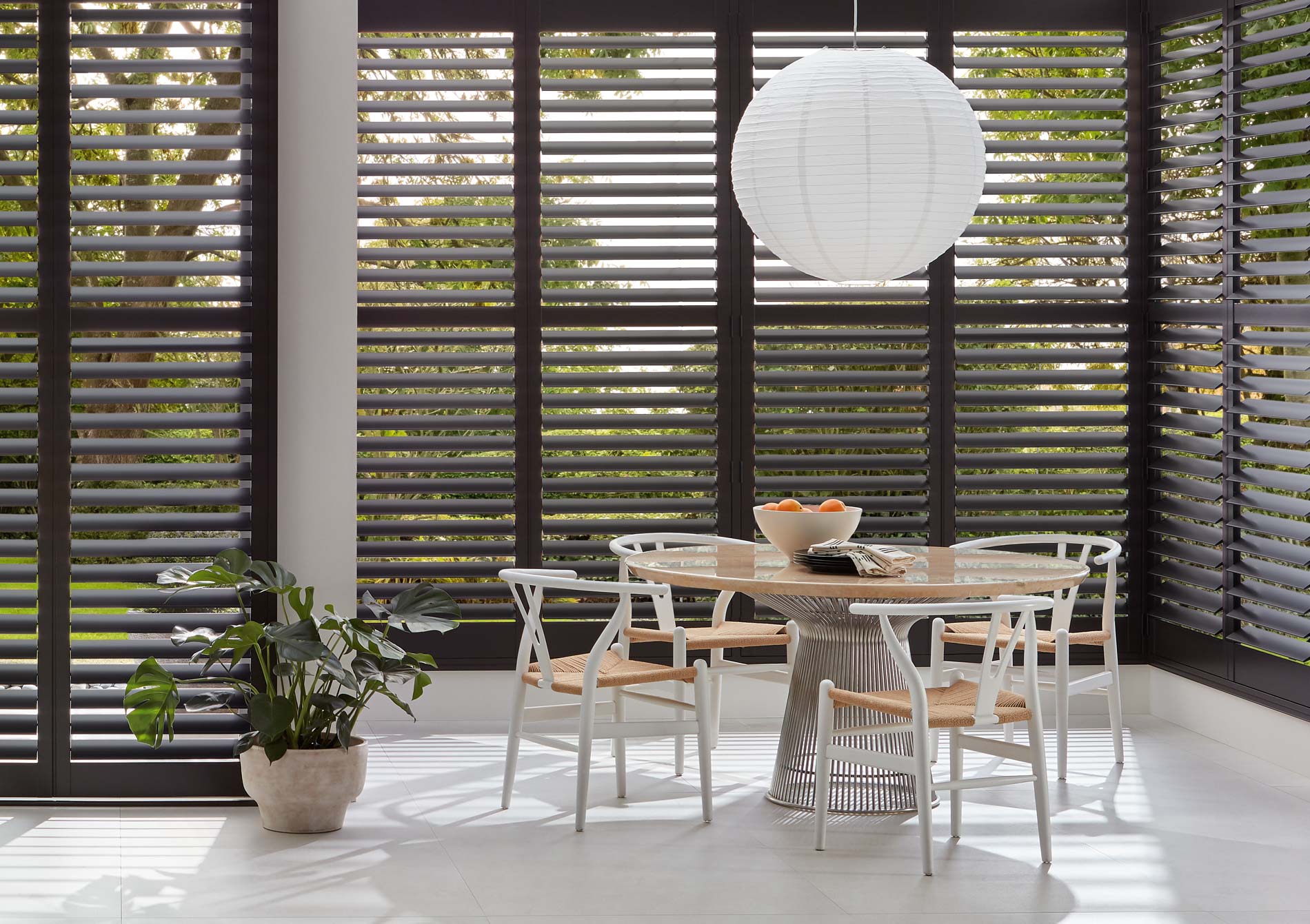 Hardwood & Polycarbonate Shutters
